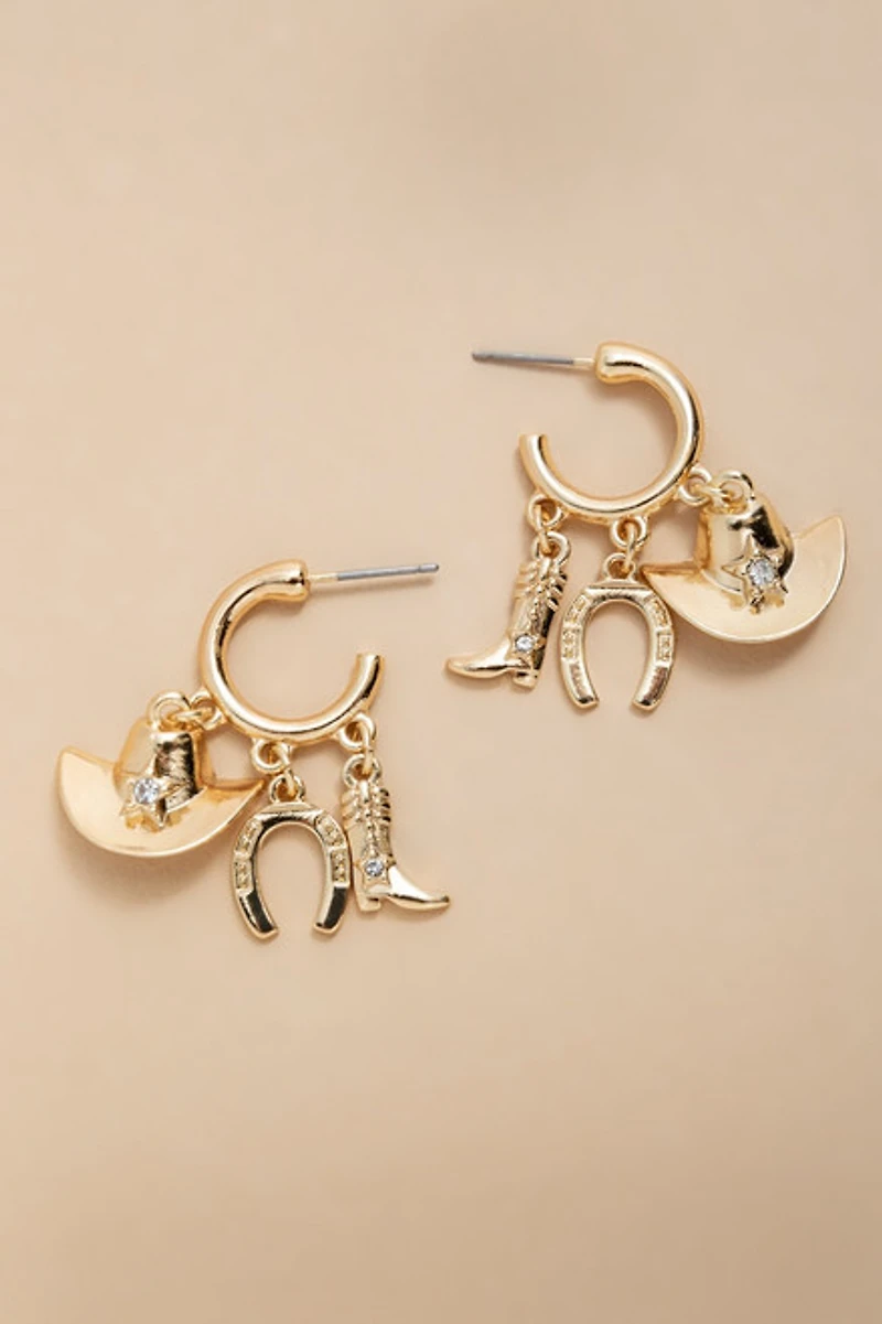 Alberta Rodeo Charm Earrings