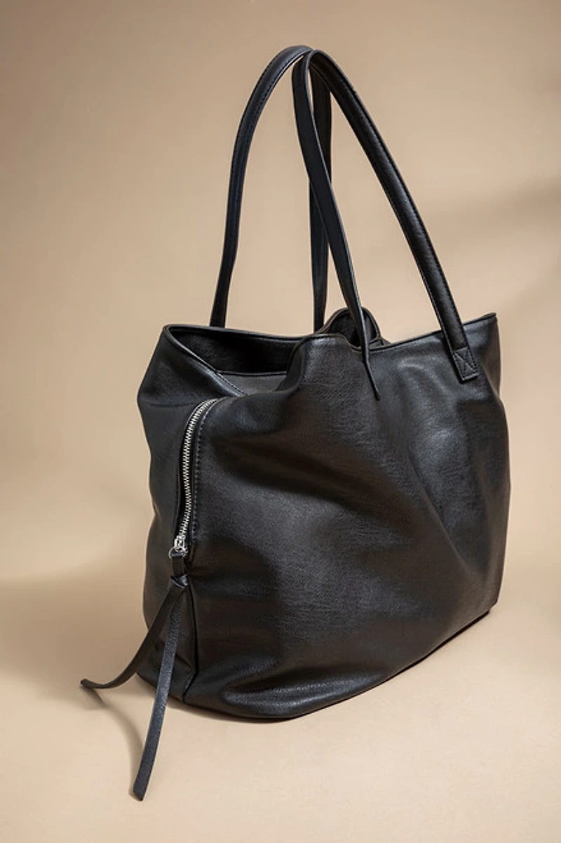 Audrey Slouchy Faux Leather Handbag