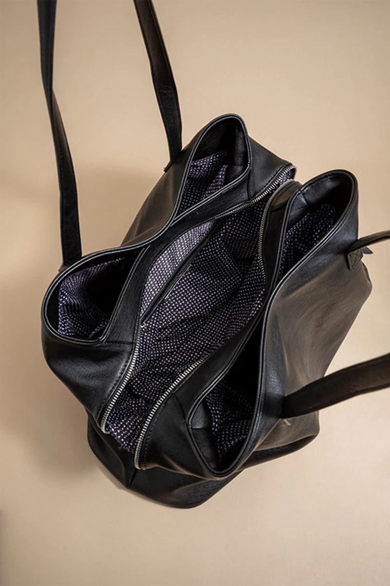 Audrey Slouchy Faux Leather Handbag