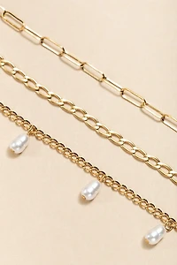 Loretta Stainless Steel Chain Bracelet Set