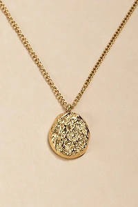 Jennie Stainless Steel Teardrop Pendant Necklace