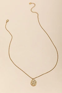 Jennie Stainless Steel Teardrop Pendant Necklace