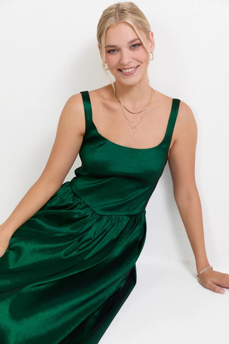 Rhiannon Corset Top Midi Dress