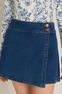 Christy Denim Utility Skorts