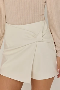 Alana Vegan Leather Skort