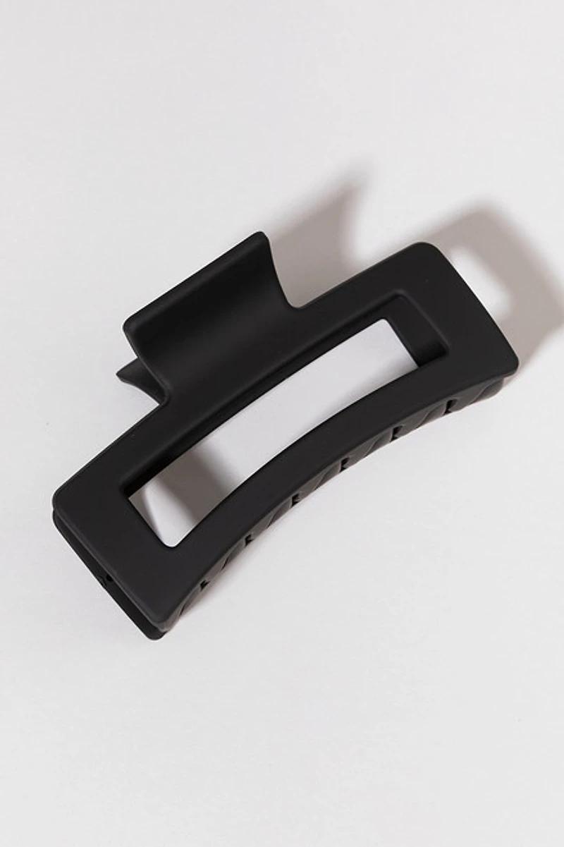 Dakota Rectangle Claw Black