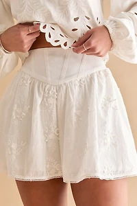 Mae Corset Waist Flippy Skirt