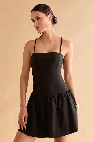 Ada Strappy Lace Up Back Mini Dress