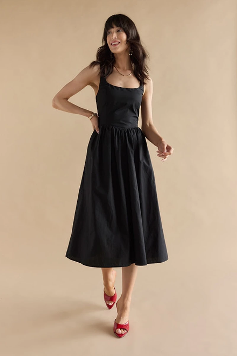 Rhiannon Corset Top Midi Dress