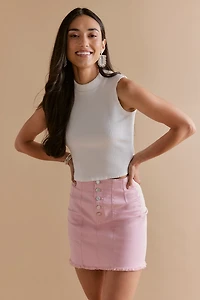 Sequoia Brushed Rib Tank Top White