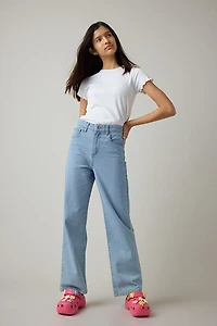 Hello Franki Everly Lettuce Edge Rib Knit T-Shirt for girls