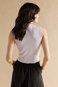 Sequoia Brushed Rib Tank Top Lavender