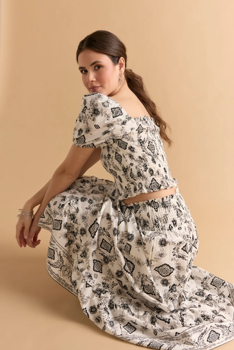 Juliana Smocked Top