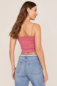 Tina Seamless Rib Cami Mauve