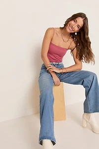 Tina Seamless Rib Cami Mauve