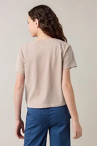 Hello Franki Olivia Cropped Slub T-Shirt for girls