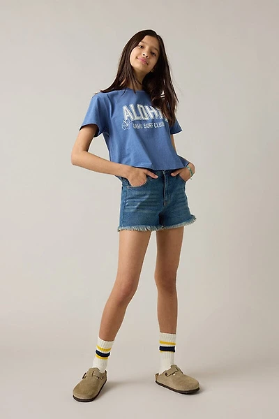 Hello Franki Aloha Crop T-Shirt for girls