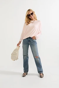 Josie Long Sleeve Dolman Top Light