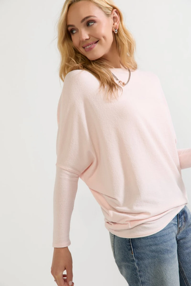 Josie Long Sleeve Dolman Top Light