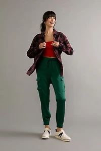 Tina Seamless Rib Cami Red