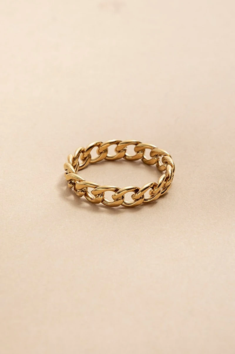 Maxine Stainless Steel Chain Ring