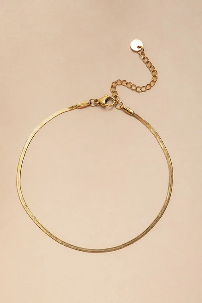 Sabrina Stainless Steel Snake Chain Anklet