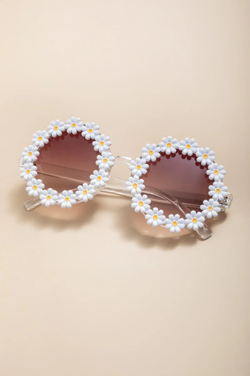 Sarah Round Daisy Sunglasses