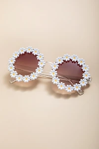 Sarah Round Daisy Sunglasses