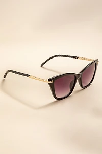 Christy Twisted Handle Cateye Sunglasses
