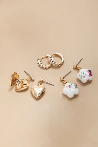 Carissa Mixed Style Earring Set