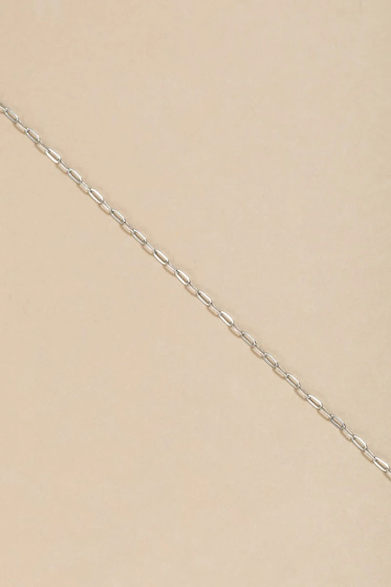 Natasha Paperclip Chain Stainless Steel Bracelet