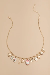 Cynthya Mixed Ceramic Charm Necklace