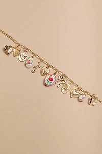 Cynthya Mixed Ceramic Charm Necklace