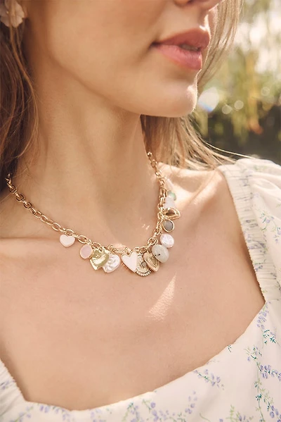 Georgia Heart Charm Necklace