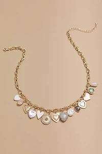 Georgia Heart Charm Necklace