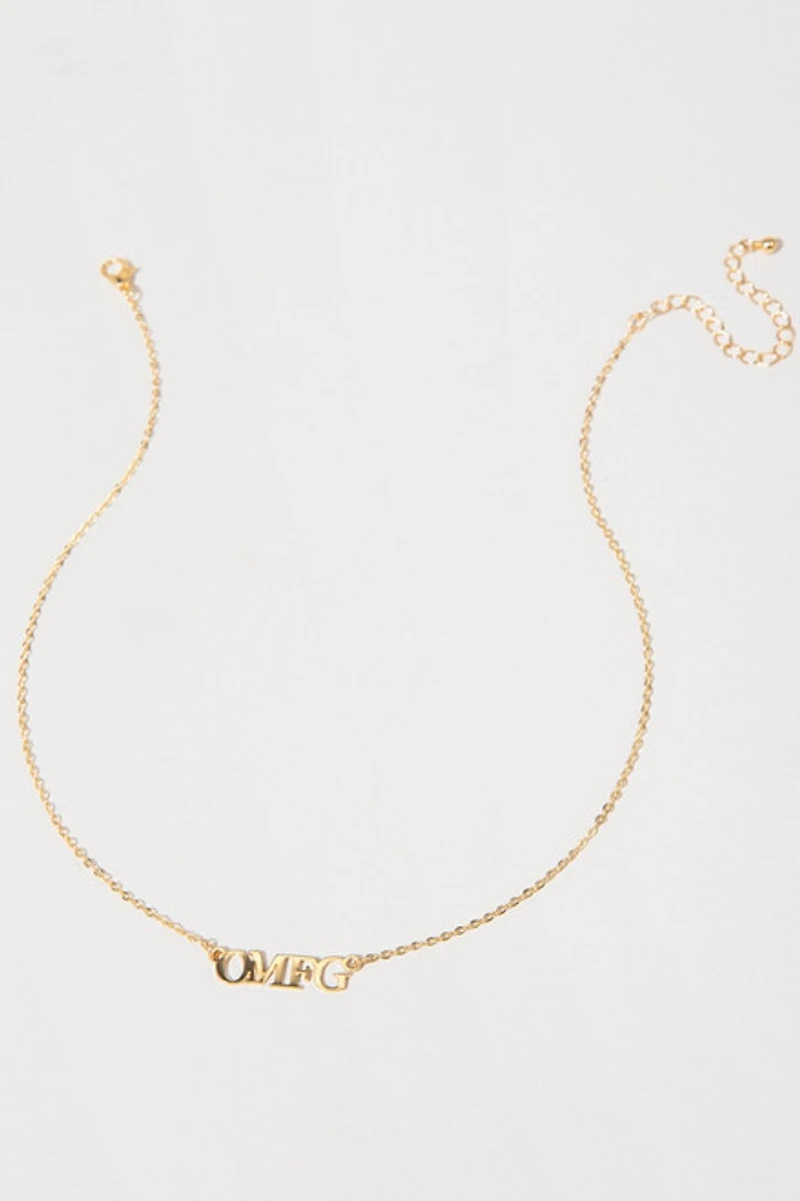 OMFG Pendant Necklace