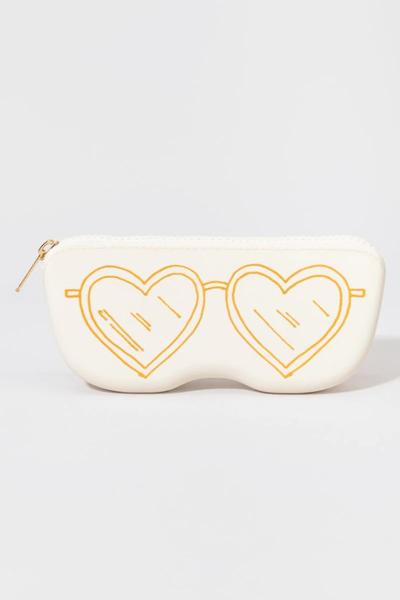 Clare Heart Shape Sunglasses Case