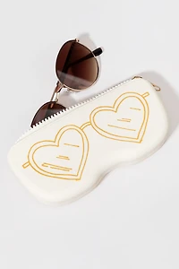 Clare Heart Shape Sunglasses Case