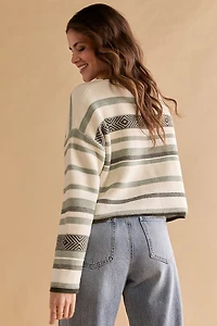 Kathryn Multi Stripe Pullover Sweater