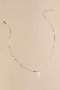 Olivia Thin Cross Pendant Necklace