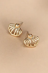 Helen Mini Shell Stud Earrings