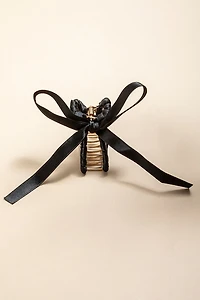 Jessica Ribbon Wrap Bow Hair Claw