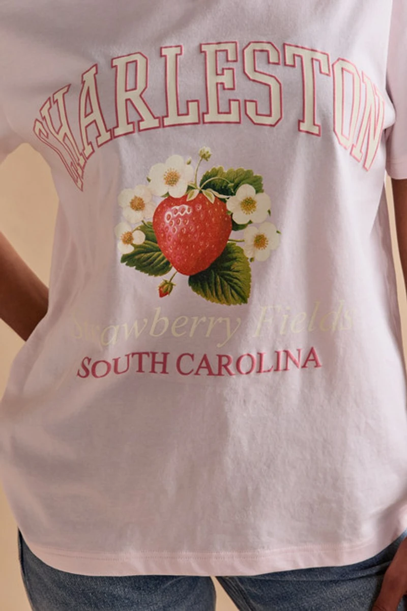 Charlestown Strawberry Graphic Tee