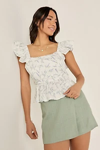 Meredith Linen Skort