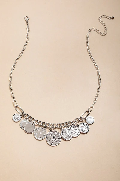 Nicole Mixed Coin Charm Pendant Necklace