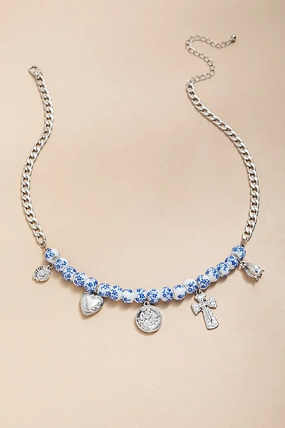 Mabel Bead And Charm Pendant Necklace
