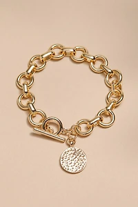 Alana Chunky Hoop Charm Bracelet