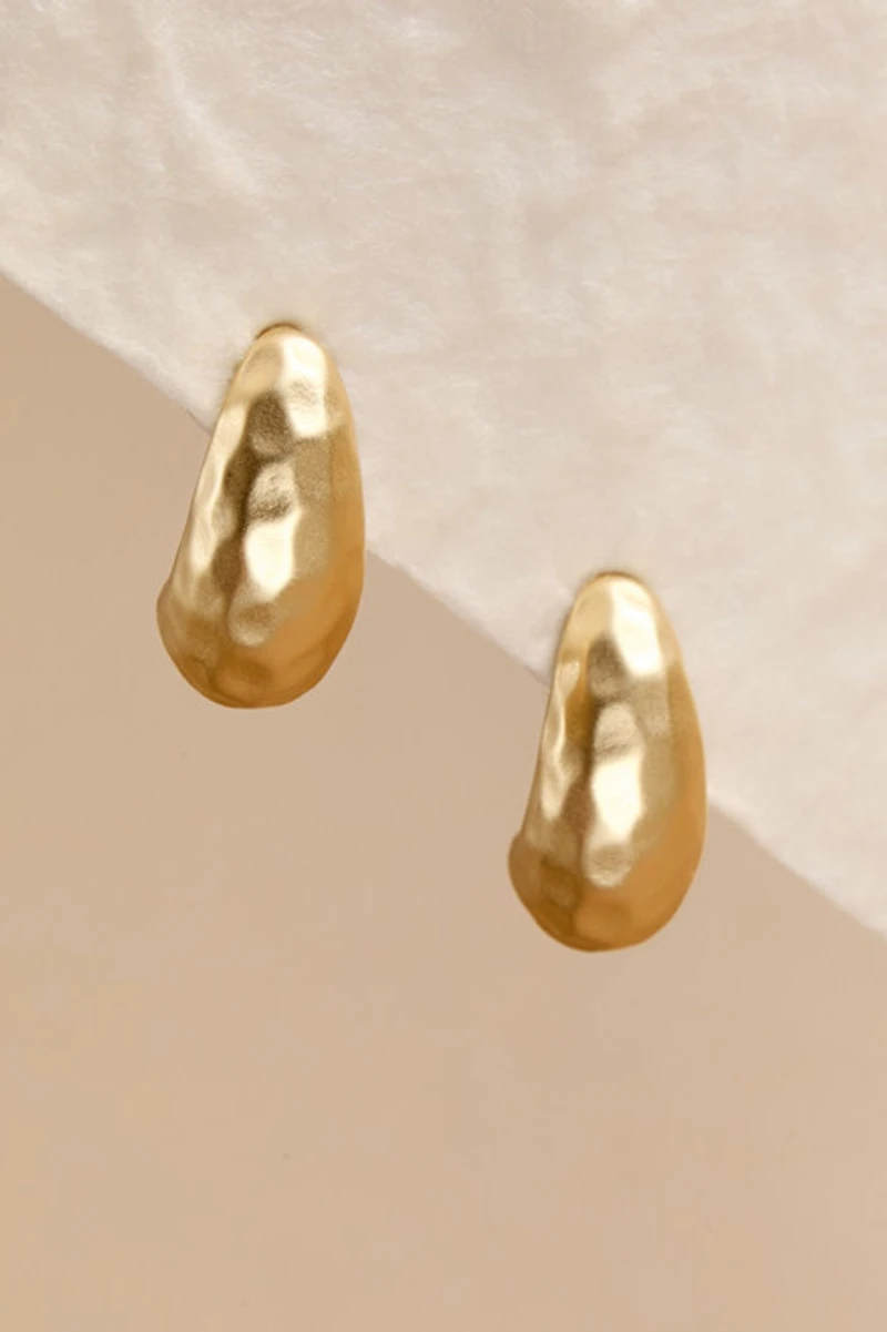 Patricia Hammered Teardrop Earrings