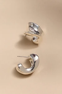 Fiona Organic Metal Drop Earrings