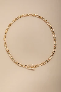 Velma Toggle Knot Chain Link Necklace